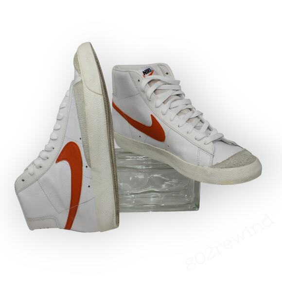 Men10.5 NIKE Blazer Mid '77 Vintage 'White Mantra Orange' EUR44.5 BQ6806-110 - Picture 14 of 15